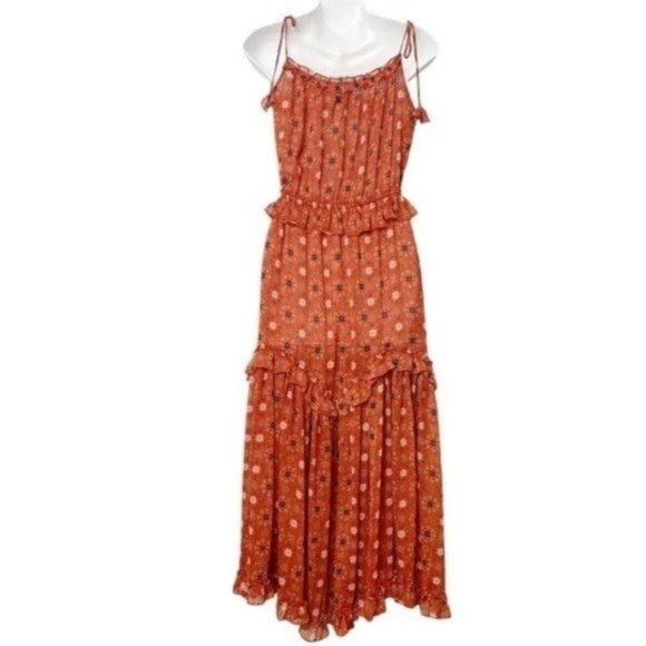 Misa Los Angeles Red Floral Maxi Dress - Picture 3 of 6